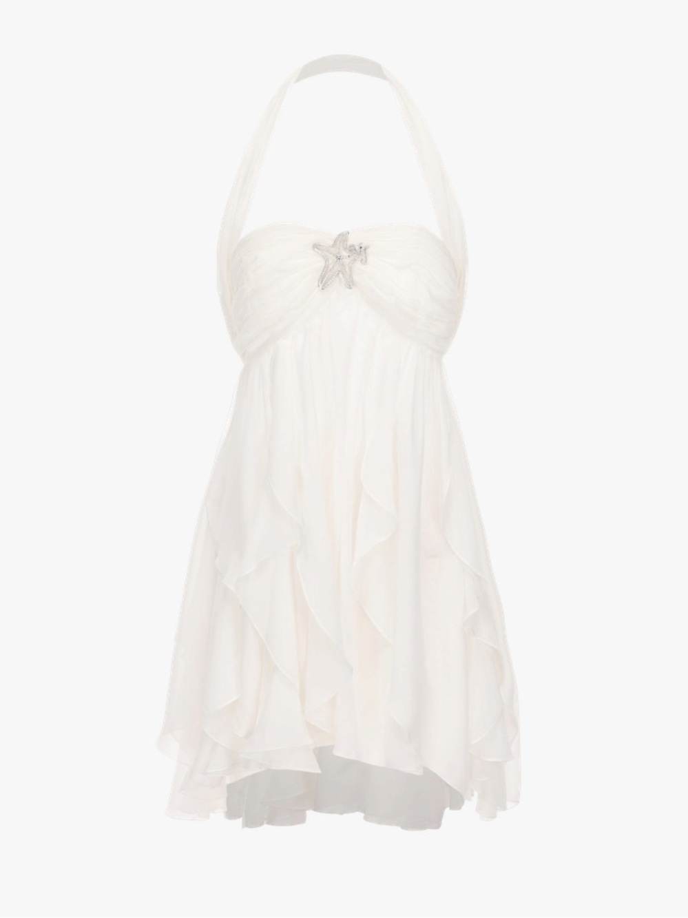 Nana Jacqueline White Arabella Mini Dress